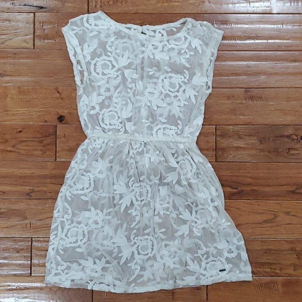 Hollister lace dress beach cover up